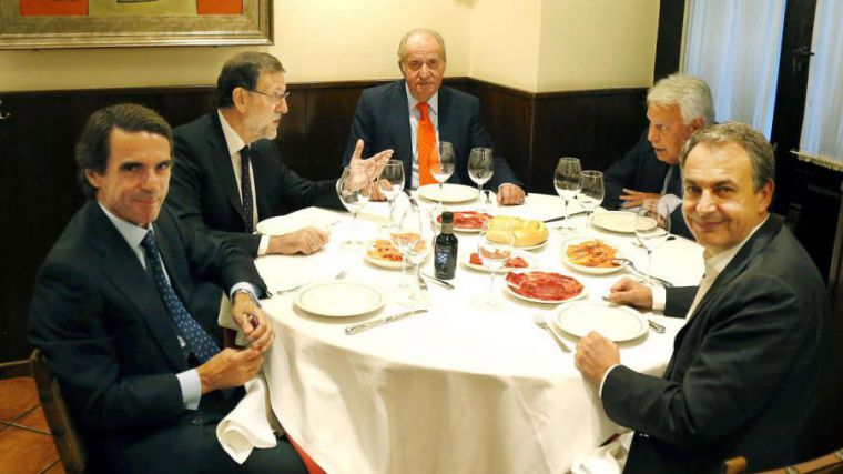La cena del Rey Juan Carlos dispara los rumores