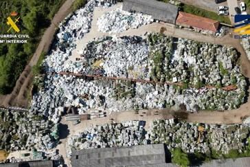 Desmantelan red criminal de tráfico ilegal de plásticos reciclables