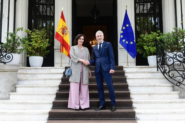 Marlaska y Lahbib abordan la estrategia española contra incendios forestales
