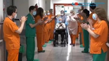 Pedro, el paciente de 88 años de edad que se ha convertido en el alta número 2.000 de Covid-19 del Hospital Gregorio Marañón