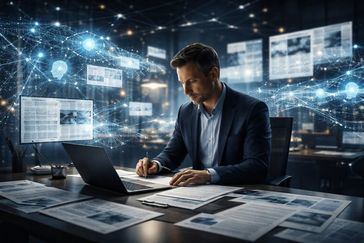 El periodista utiliza inteligencia artificial para mejorar la calidad del periodismo, enfocándose en la investigación y análisis.