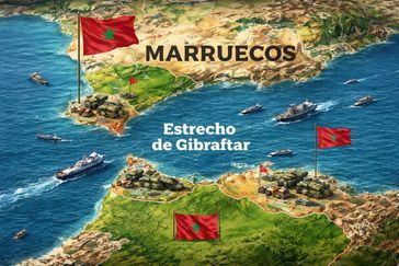 El estrecho de Gibraltar en manos de Marruecos