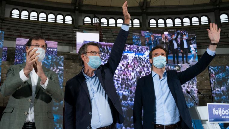 Casado rompe con Aznar y recurre a Rajoy para aupar a Feijóo hacia la mayoría absoluta en Galicia pese a su constantes desprecios