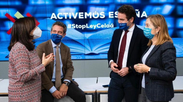 #StopLeyCelaá: El PP comienza una recogida de firmas contra el Gobierno