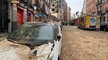 Una explosión en Madrid deja hasta el momento dos víctimas mortales y un edificio arrasado
