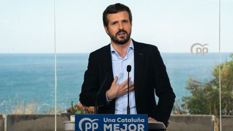 Casado: 'Todos sabemos que el PSC acabará pactando con ERC, como siempre'