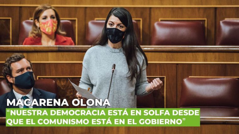 Olona lapidaria ante Iglesias: 'Ante la historia quedará la responsabilidad de quien le ha nombrado'