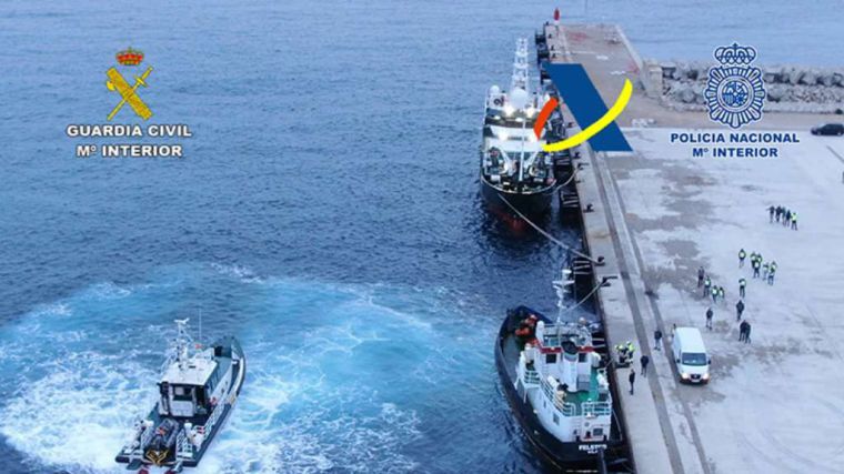 Duro golpe al narcotráfico del Estrecho: siete toneladas de hachís incautadas