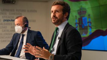 Casado sostiene que "hay un mal Gobierno que está usando las ayudas europeas para su agenda electoral"