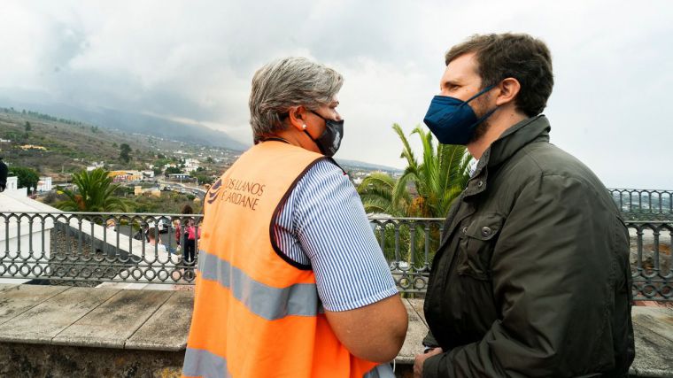 Casado responde a Maroto: 'Lo sucedido en La Palma no es un espectáculo maravilloso'