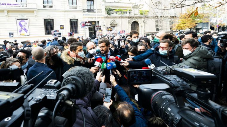 El líder de la Oposición, Pablo Casado