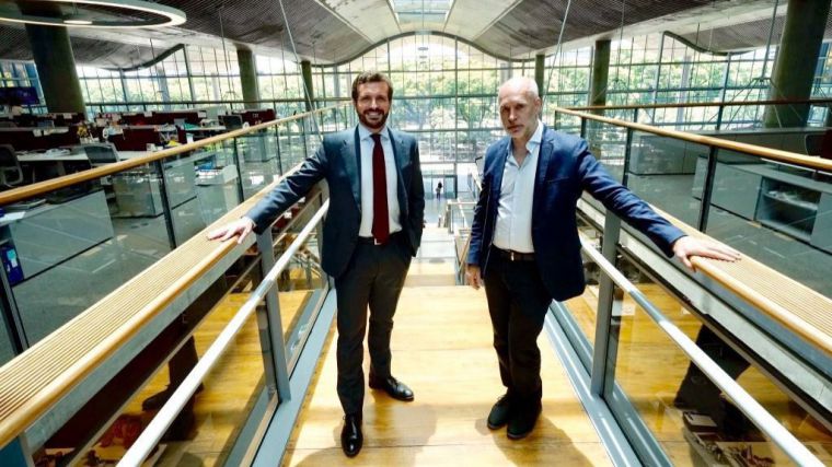 Pablo Casado en su visita a Buenos Aires