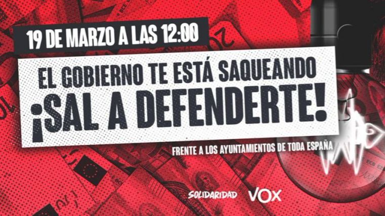 Actos de protesta el próximo 19 de marzo para «exigir la dimisión de Sánchez»