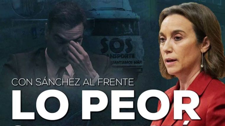 El PP a Sánchez: 'Con usted al frente lo peor siempre está por llegar'