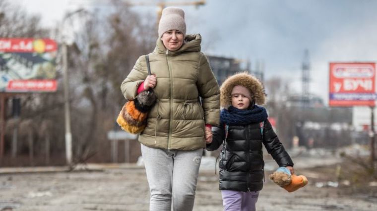 Ucrania: 'Desde el pasado 24 de febrero toda la población del país está amenazada de muerte'