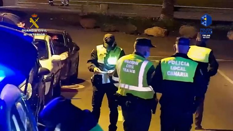 Macro operación policial en Gran Canaria contra las carreras ilegales de coches
