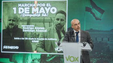 Vox da un puñetazo en la mesa y anuncia una marcha en Cádiz el 1 de mayo para 