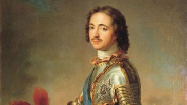 Retrato de Pedro I de Rusia, apodado como 'El Grande'