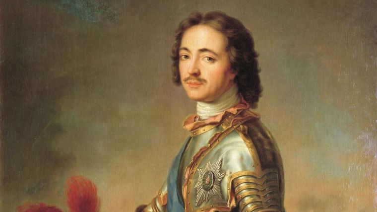 Retrato de Pedro I de Rusia, apodado como 'El Grande'