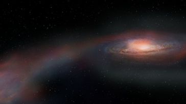 Suma y sigue: Un mortal tira y afloja entre galaxias en fusión