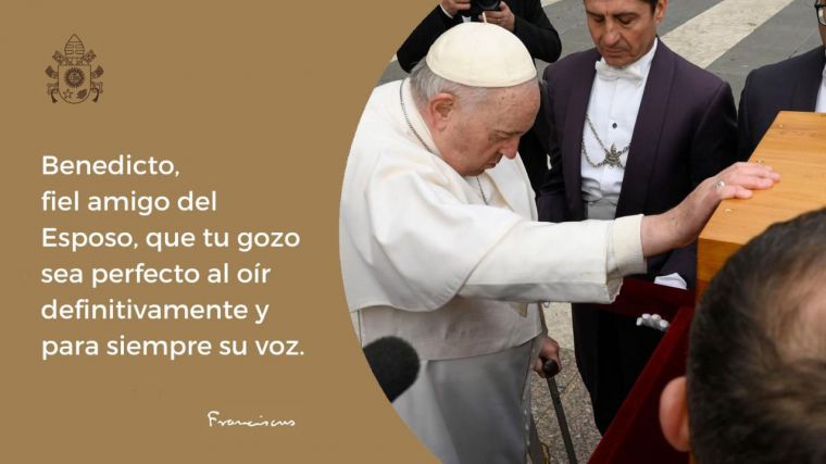 Detalles y curiosidades sobre el último adiós a Benedicto XVI