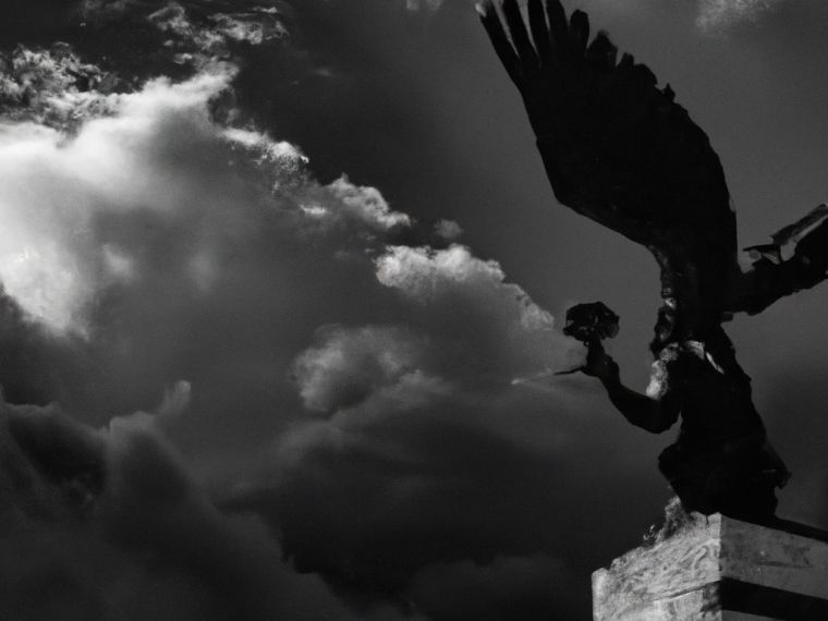 Vasili Nebenzia estaba de pie en la sala de la ONU, mirando por la ventana a un cielo gris y oscuro. El sol se había ocultado tras las nubes, como si estuviera presagiando un futuro sombrío para Ucrania. Una estatua de bronce que representaba a un ángel con alas extendidas se alzaba en el centro del salón, como si estuviera observando los acontecimientos desde lo alto.