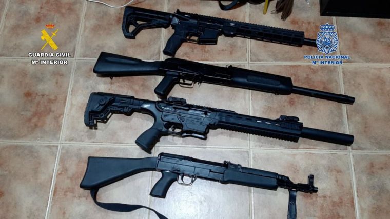 Operación de Policía Nacional y Guardia Civil: Golpe a la compraventa de armas y la fabricación ilegal de munición