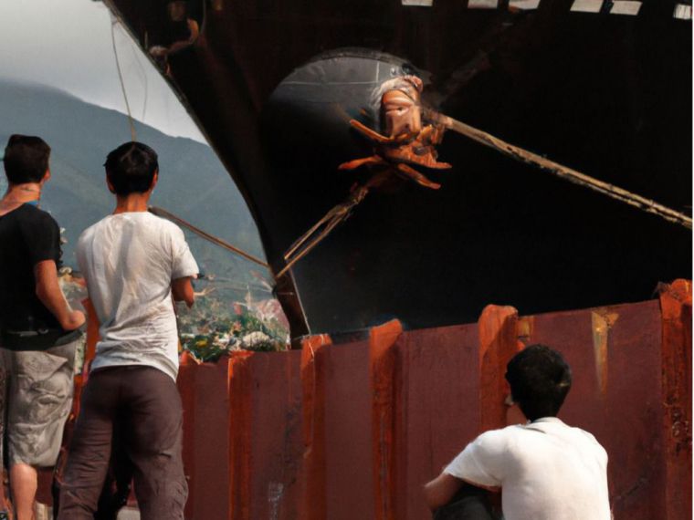 En un antiguo puerto chino, un barco británico descarga toneladas de opio ilegalmente importado. Los trabajadores locales miran con desprecio mientras los marineros británicos descargan la droga sin ninguna consideración por las consecuencias que tendrá para la gente de la zona.