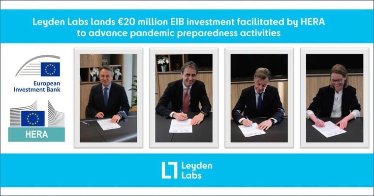 Leyden Labs recibe 20 millones de euros del BEI para mejorar la preparación ante pandemias