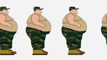 Más de 10.000 soldados del ejército de EE.UU son demasiados obesos para servir