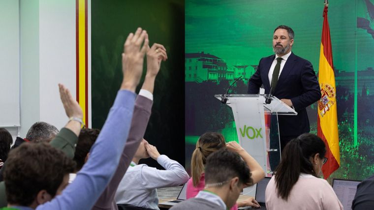 Abascal celebra la «única buena noticia del Gobierno en cuatro años»: la convocatoria de elecciones