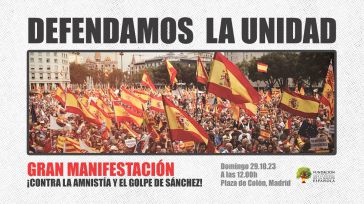 Abascal anuncia que acudirá a la manifestación de Denaes del 29O