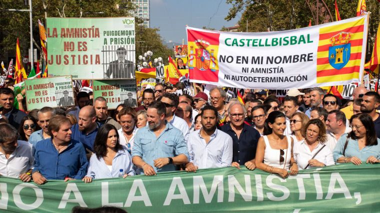Garriga: 'Hay una inmensa mayoría de españoles que están en contra del chantaje separatista'