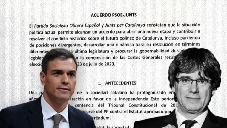 El documento firmado por PSOE y Junts íntegro