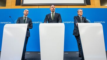 Abascal denuncia en Estrasburgo el 'golpe que Sánchez y el PSOE están dando en España'