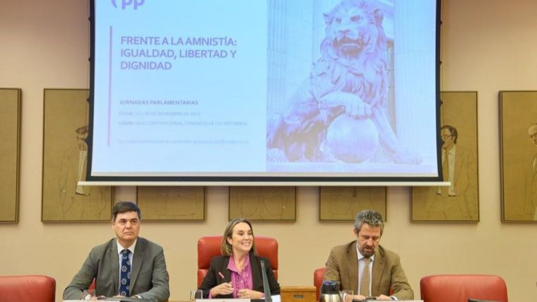 Gamarra afirma que el PP liderará la respuesta internacional contra la amnistía pese a que llega tarde