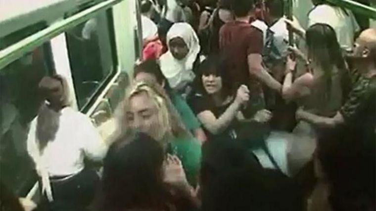 Evangelistas alemanes provocaron el caos en el Metro de Valencia
