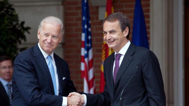 Biden y Rodríguez Zapatero