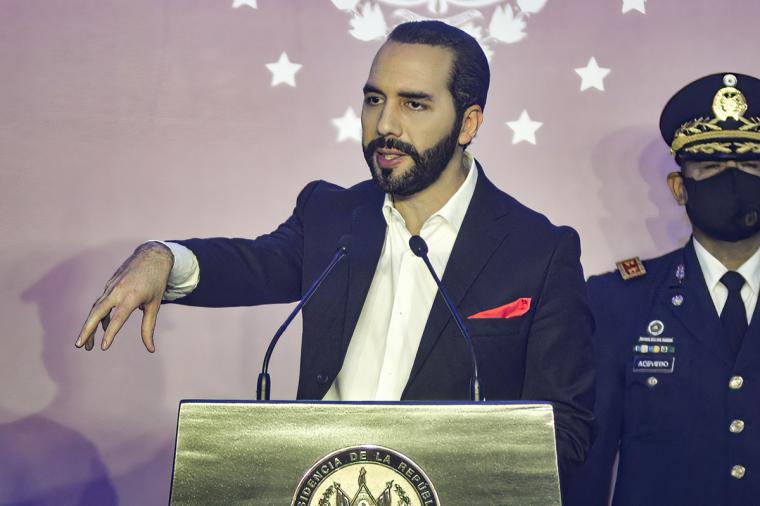 El presidente Nayib Bukele