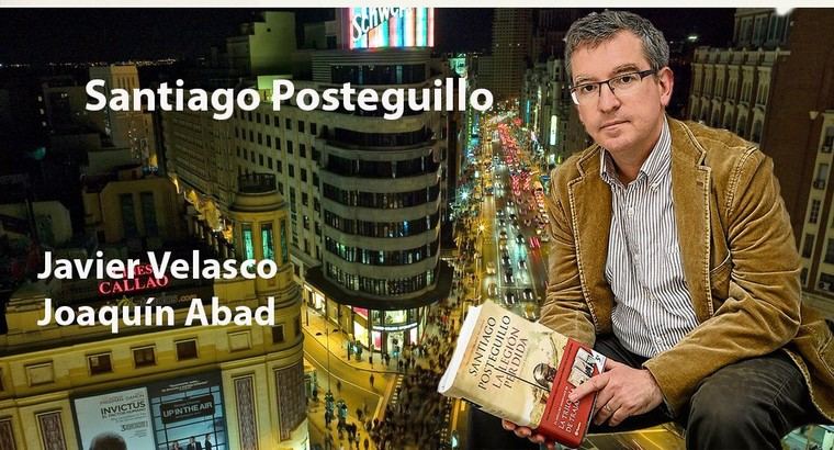 Con Santiago Posteguillo