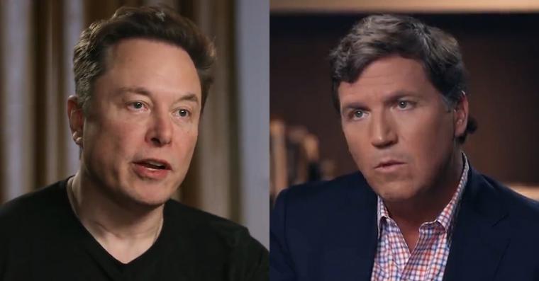 Tucker Carlson planea crear un canal de TV con Elon Musk