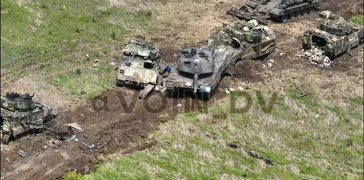 Las fuerzas rusas han aniquilado su primer tanque Leopard II de fabricación alemana