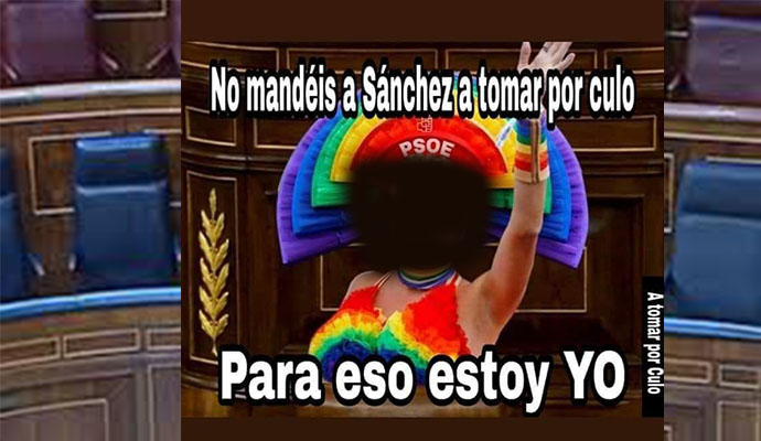 Ofensivo meme del ministro Grande-Marlaska que circula por la red