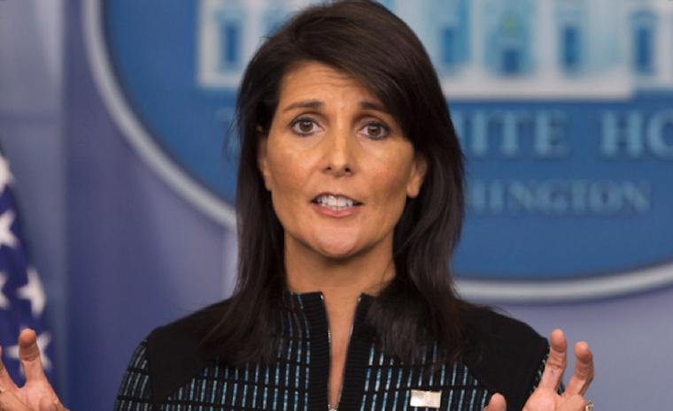 Nikki Haley califica llos mensajes anónimos en las redes sociales como amenaza para la seguridad nacional