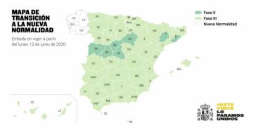¿En qué fase estará mi provincia a partir del próximo lunes? Sólo Galicia avanza hacia la 'nueva normalidad'