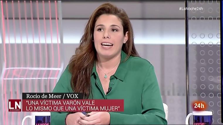 Una de las apariciones más controvertidas de la diputada de Vox en televisión