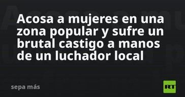 Hombre acosa a mujeres y recibe un severo castigo de un luchador en Indonesia