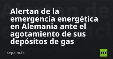 Alemania enfrenta crisis energética por falta de gas