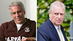 Revelan que Andrew y Epstein solicitaron actos sexuales a una bailarina exótica