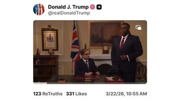 Trump se burla de Starmer con un sketch cómico que lo ridiculiza